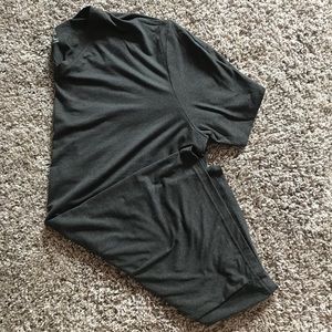 Dark gray athletic tee